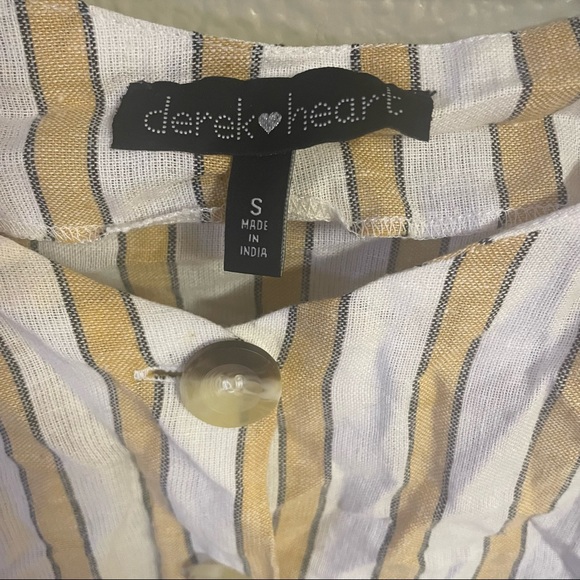 Striped button down blouse - Picture 4 of 5